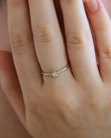 טבעת מותק יהלום מעבדה