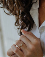 טבעת גאיה יהלומי מעבדה