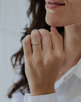 טבעת גאיה יהלומי מעבדה