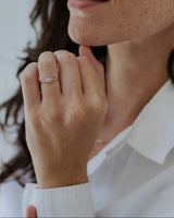 טבעת גאיה יהלומים טבעיים