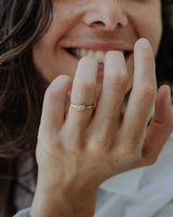 טבעת גאיה יהלומי מעבדה