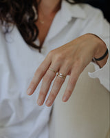 טבעת עליזה גדולה יהלומי מעבדה