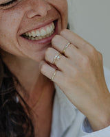 טבעת עליזה גדולה יהלום מעבדה