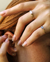 טבעת אביב ספיר כחולה