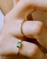 טבעת אלונה טורמלין ויהלומים