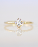 טבעת מותק יהלום מעבדה