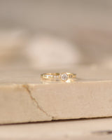 טבעת תמר יהלום עגול מעבדה