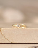 טבעת תמר יהלום עגול טבעי