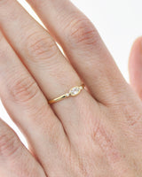 טבעת יפו קטנה יהלום מעבדה