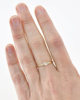 טבעת יפו קטנה יהלום מעבדה