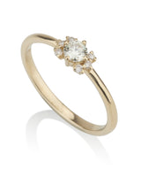 טבעת גאיה יהלומי מעבדה