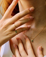 טבעת אלונה טורמלין ויהלומים