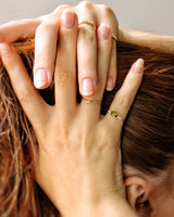 טבעת אלונה טורמלין ויהלומים