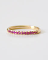 Half eternity Rubies band (6905396232350)