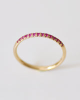 Half eternity Rubies band (6905396232350)