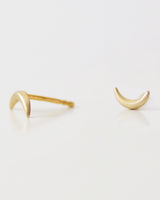 Small moon earring (6053708529822)