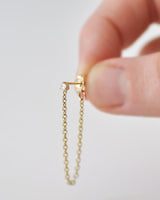 Diamond and Rolo earring (6813750526110)