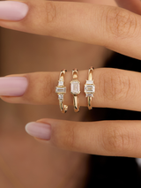 טבעת הדס יהלום אמרלד מעבדה