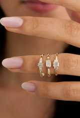 טבעת בילי יהלום טבעי