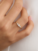 טבעת עינב יהלומי טיפה טבעיים