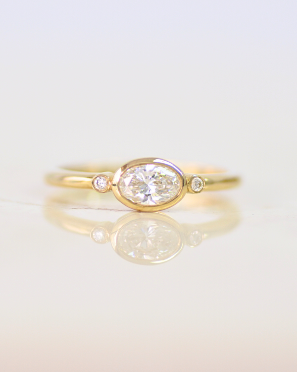 טבעת יפו יהלום מעבדה