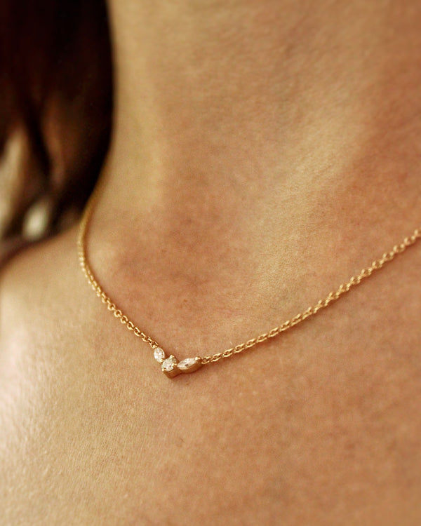 שרשרת שני יהלום