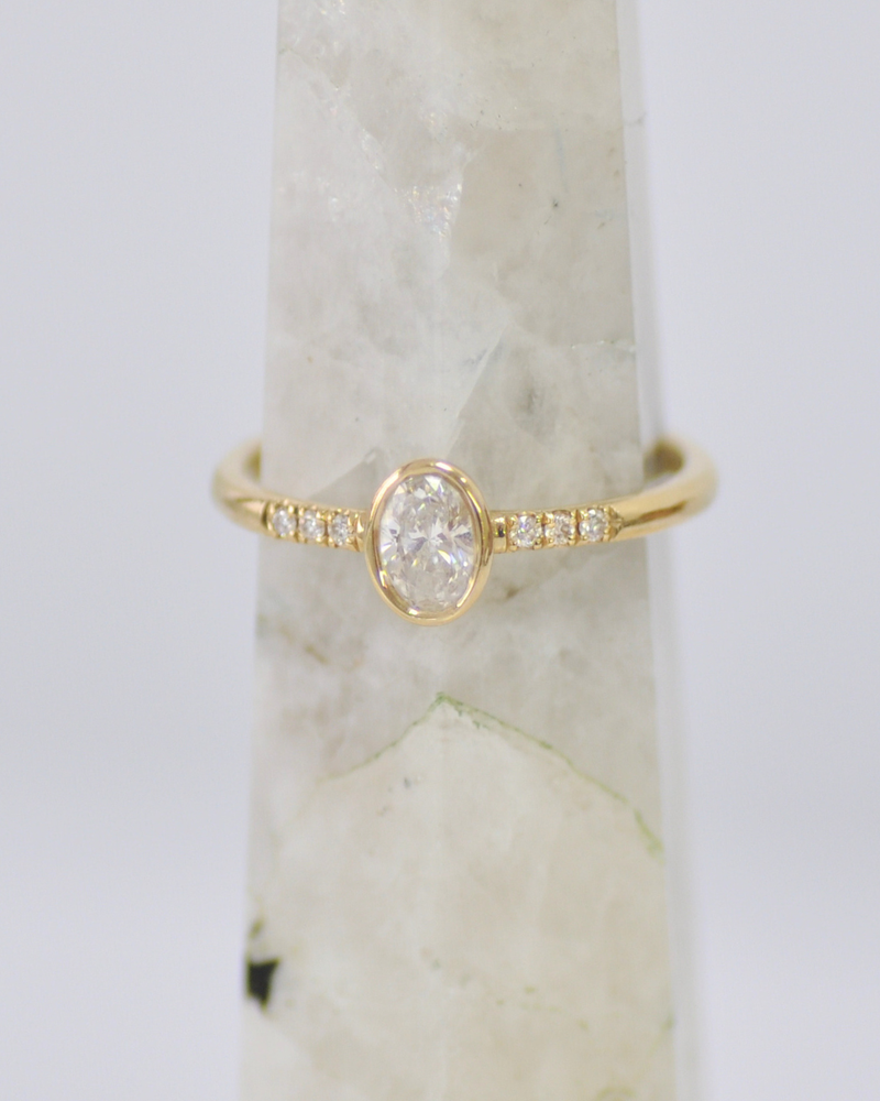 טבעת אוריה יהלומי מעבדה