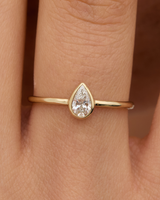 טבעת ירדן יהלום טיפה טבעי