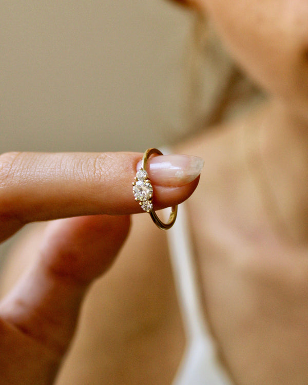 טבעת עינב יהלומי מעבדה