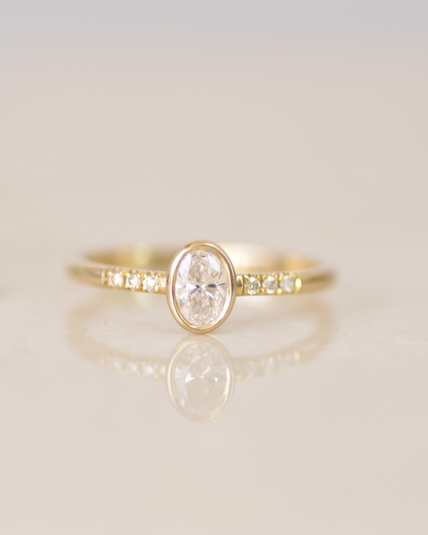 טבעת אוריה יהלומי מעבדה