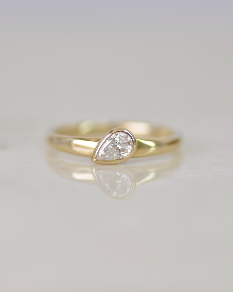 טבעת רותם יהלום מעבדה