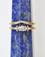 טבעת נטע יהלומים טבעיים