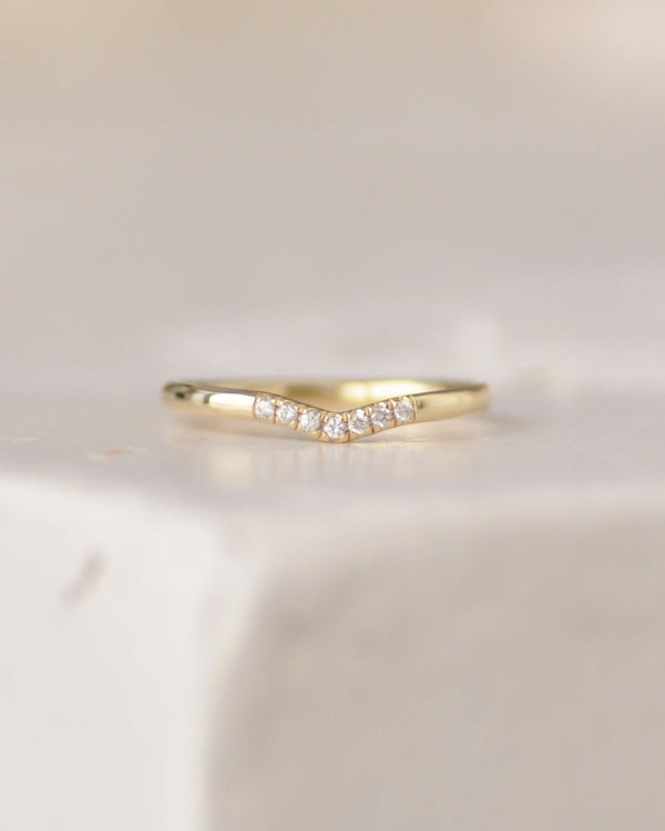 טבעת כתר 7 יהלומים