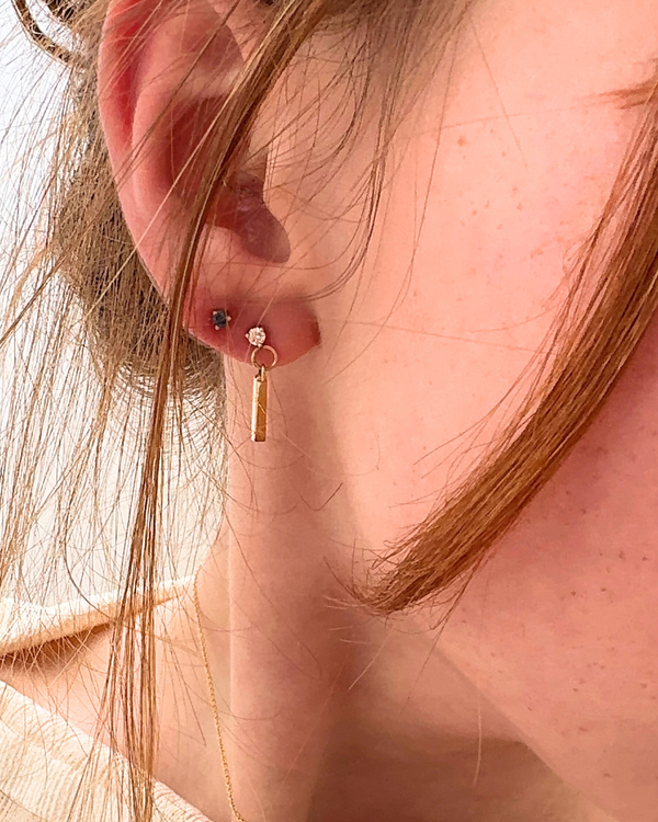 עגילי בר קינטי ויהלום