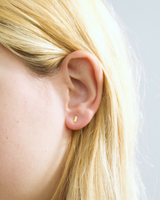 עגילי ממפיס מלבן