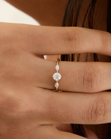 טבעת דר יהלום טבעי