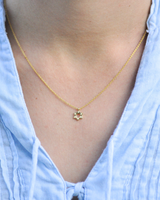 שרשרת מגן דוד יהלומים