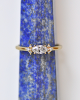 טבעת נטע מרקיזה יהלומי מעבדה