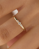 טבעת עליזה יהלומים טבעיים