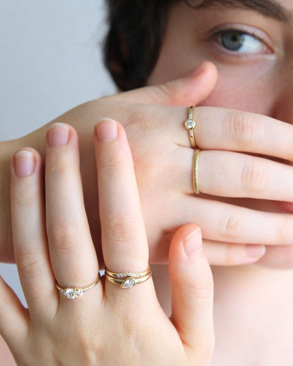 טבעת רותם יהלום