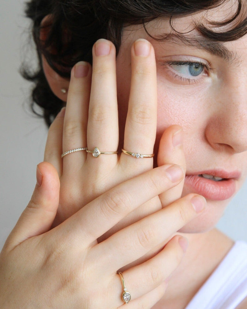 טבעת ירדן יהלום מעבדה