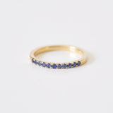 Half eternity Blue Sapphire band (6905330892958)