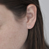 Diamond earring (6536975810718)