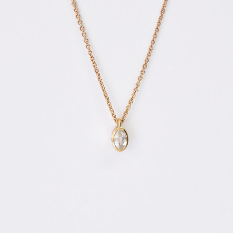 Silvie's Necklace White Sapphire (6754524692638)